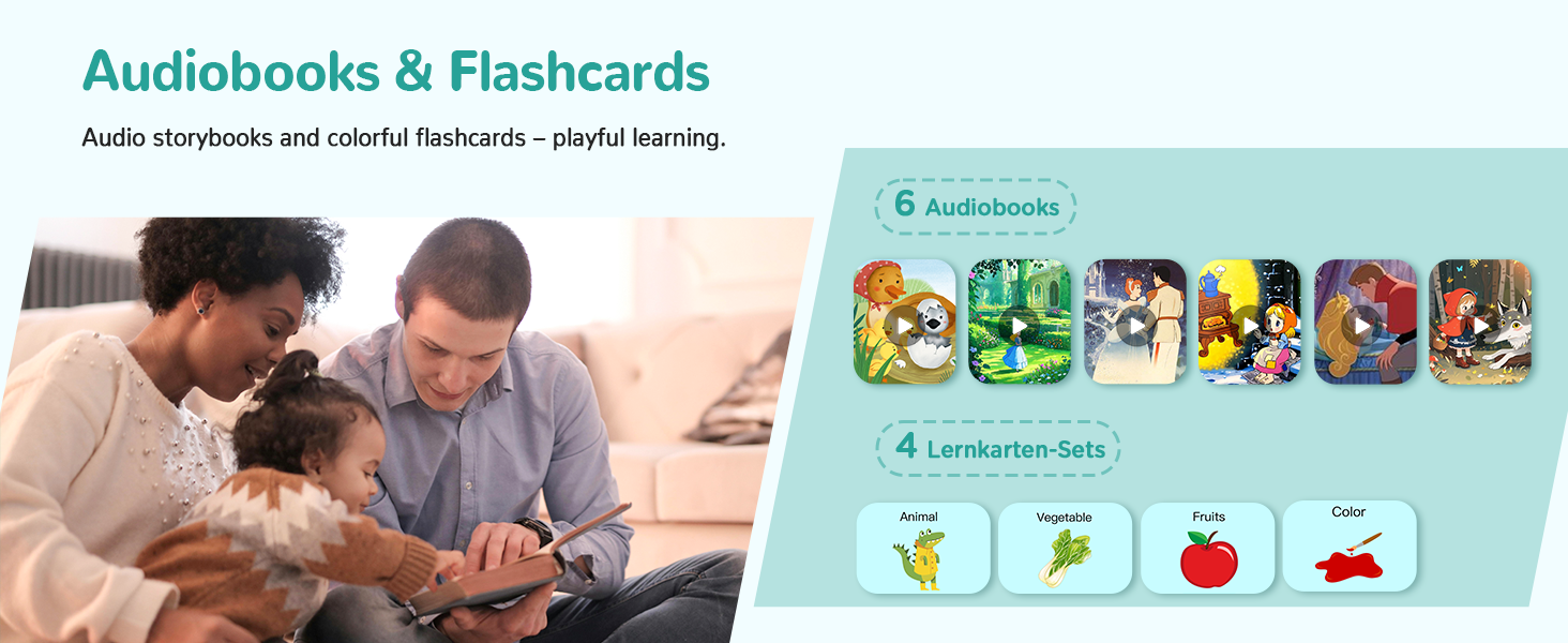 Audiobooks &Flashcards