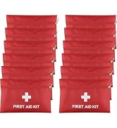 AOUTACC 12 Pack First Aid Kit Empty Bag, Travel Empty First Aid Kit Pouch Bag for Emergency at Ho...