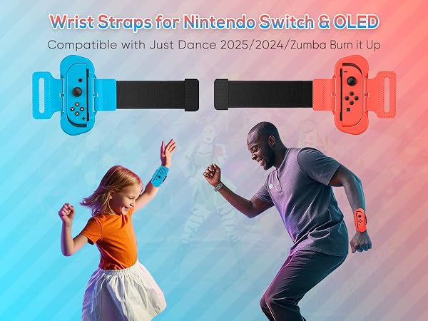 MENEEA Wrist Strap Compatible with Just Dance 2025 2024 2023/for Zumba Burn It Up