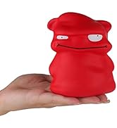 Anboor 4.7 Inch Squishies Small Red Monster Kawaii Palm Size Soft Toy Slow Rising Scented Squishy...