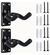 YouOKLight Guitar wall mount, metal guitar hanger wall mount, wall guitar mount with screws, guit...