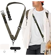 Golifyne 25mm Crossbody Phone Lanyard, Anti-Theft Crossbody Phone Strap for iPhone 16 Pro Max and...