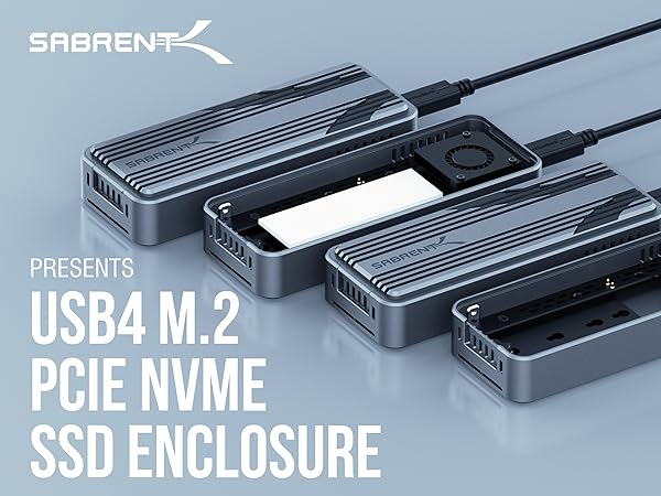 USB4 M.2 PCIE NVME SSD ENCLOSURE
