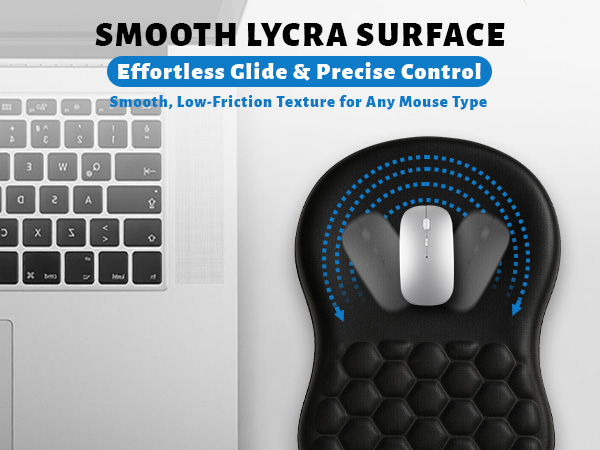 Memory Foam with Smooth Lycra Surface