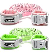 Anti Lost Wrist Link, Dr.meter 2 Pack Toddler Safety Leash with Key Lock, Reflective Child Walkin...