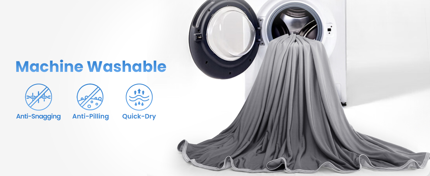 machine washable cooling blanket