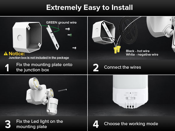 motion sensor outdoor lights