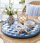 blue lazy susan