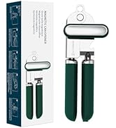 KITCHENDAO Manual Can Opener, Super Sharp Sandvik 12C27 Blade, Handheld Can Opener with Magnet, S...