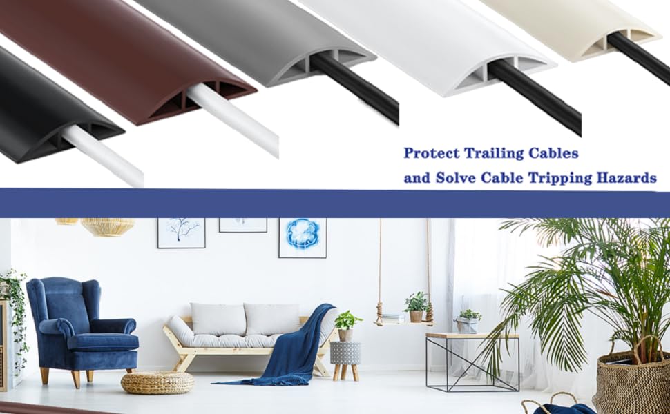 Cord Cover Floor for Extension Cords