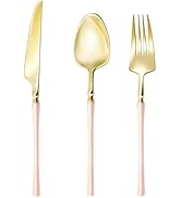 Lullaby Gold Plastic Silverware