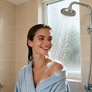 78" Long & Highly Flexible. Wash pets, bathe kids, or clean showers easily.