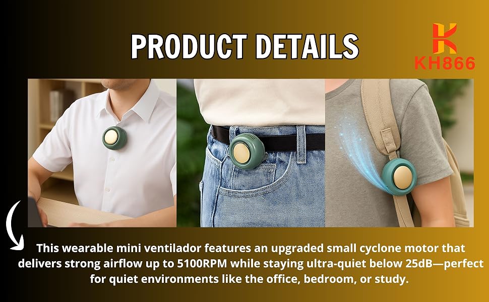 Portable Rechargeable Mini Whirlwind Fan