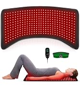 Red Light Therapy, Infrared Light Therapy 31.6" * 11.8" Large Wrap Pad 360LEDs for Body Back Wais...