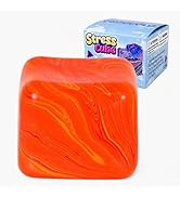 GSOOUOLD 7cm Squishy Ice Cube Fidget Toy, Sugar Ball Stress Cube for Kids Adults, Soft Squishies ...