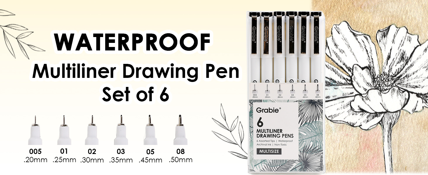 fineliner pens