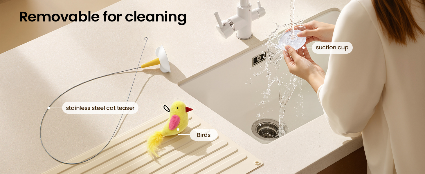 Removable to clean