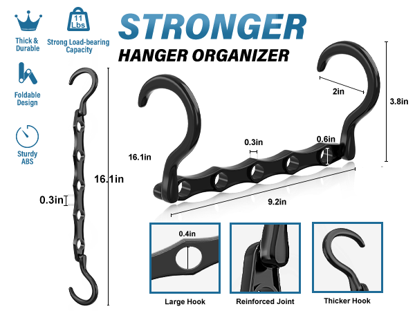 hangers space saving magic hangers dorm room essentials closet organizer