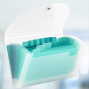 H4D Coupon Receipt Holder Organizer Mini Folder Plastic Wallet for Coupon Receipt Storage 06-1