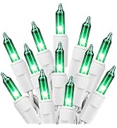 St. Patrick's Day Mini String Lights, 100 Count 27 Feet Detachable Incandescent Bulb Waterproof G...