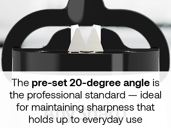 AnySharp EDITIONS Hands Free Knife Sharpener Easy to Use Sharpening Tool
