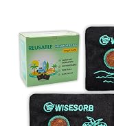 Wisesorb 100g x 5pcs Rechargeable Desiccant Packs for Storage, Color Indicating Silica Gel Packet...