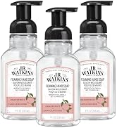 J.R. Watkins Foaming Hand Soap with Pump Dispenser, Moisturizing Foam Hand Wash, Alcohol-Free and...