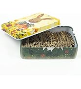 Mini Bobby Pins Blonde with Cute Case, 200 CT 1.38 Inch Small Hair Bobby Pins for Buns, Premium G...