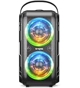 W-KING Bluetooth Speaker Wireless, (110W Peak)80W Party Large Portable Speakers Bluetooth Loud Bo...