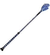 Jeffers Equine Glitter Hand Bat – 20 Inch Horse Riding Crop Stick with Black Grip Handle for Eque...