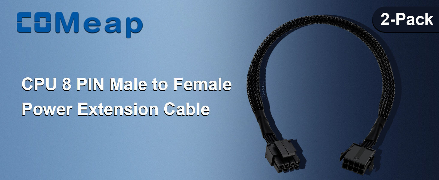 CPU 8(4+4) Pin Extension Power Adapter