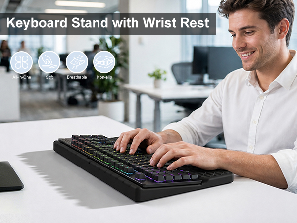 wrist rest for computer keyboard