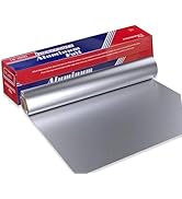 Hash Top 18" x 500" (1 Pack) Standard Aluminum Foil Roll - Food Service Aluminum Roll - Commercia...