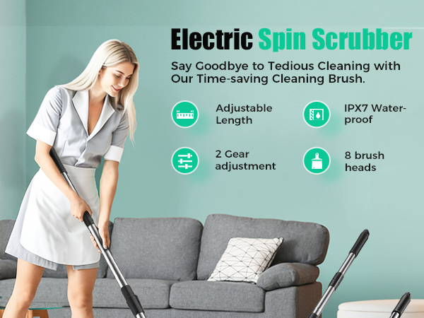 Electric Spin Scrubber Brush