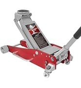 Jack Boss Aluminum and Steel Car Jack, 3 Ton (6,600 LBs) Hydraulic Floor Jack with Dual Piston Qu...