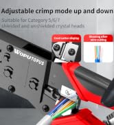 Adjustable crimp mode up and down