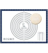 Dough Mat Silicone Baking Mats for Rolling Pastry Kneading Sheet Sourdough Bread Baking Supplies ...