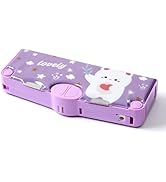 Ristpal Pop Up Multifunction Pencil Case, Cute Cartoon Pen Box Organizer Stationery with Sharpene...