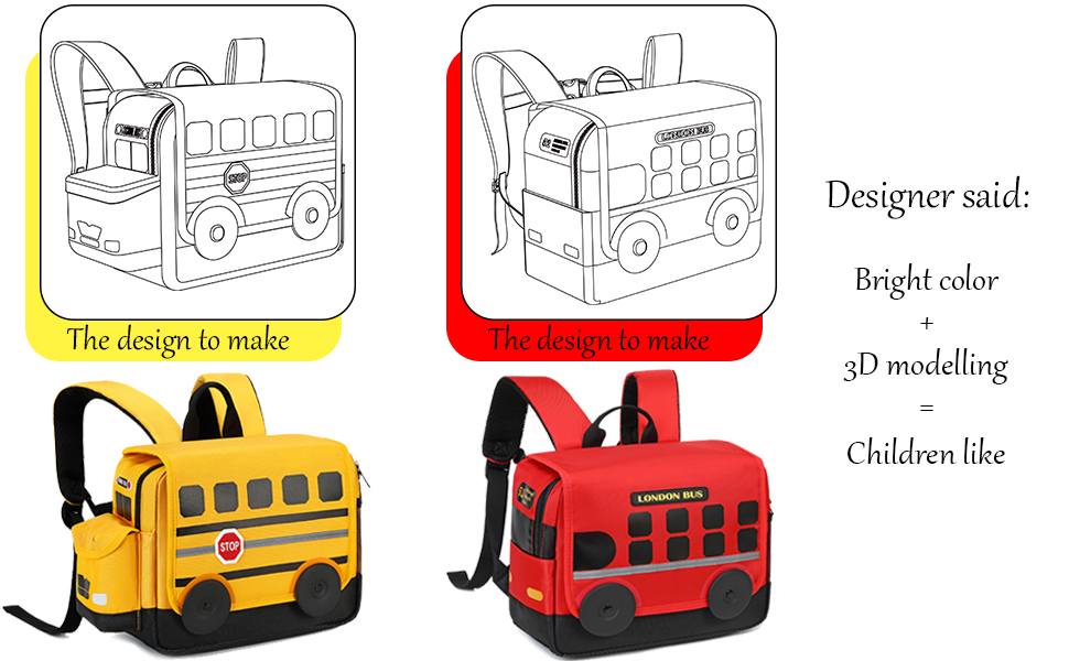 School Bus Backpack