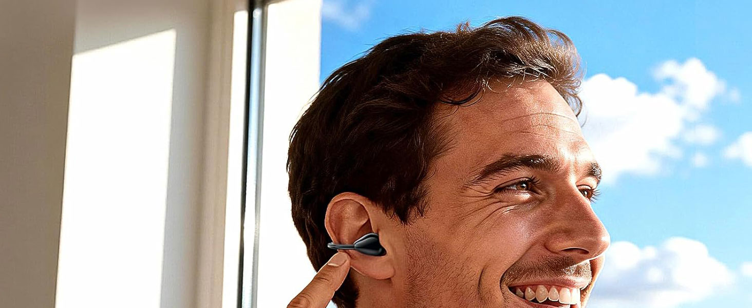 Open Ear Clip on Earbuds