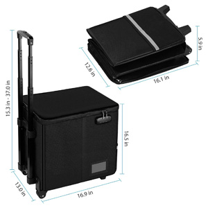 Folding Portable Rolling Crate