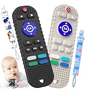 Kaodezhu Silicone Baby Teething Toys, Remote Control Shape Teething Toys for Babies 6-12 Months B...