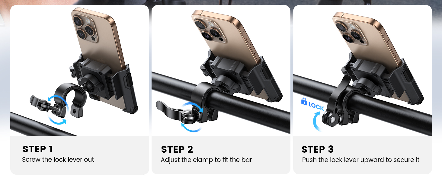 phone holder for bike handlebar