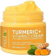 Turmeric Face Cream for Face & Body - All Natural Turmeric Skin Brightening Lotion - Cleanses Ski...