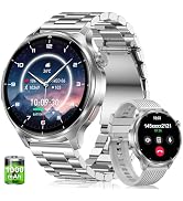 Smart Watches for Men(Answer/Make Calls), 1.52'' HD Mens Smart Watch with 1000mAh Battery, Sleep ...