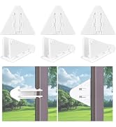 6-Pack Sliding Door Locks for Baby Safety, Viaky Child Cabinet Proofing Strong Adhesive Safety La...