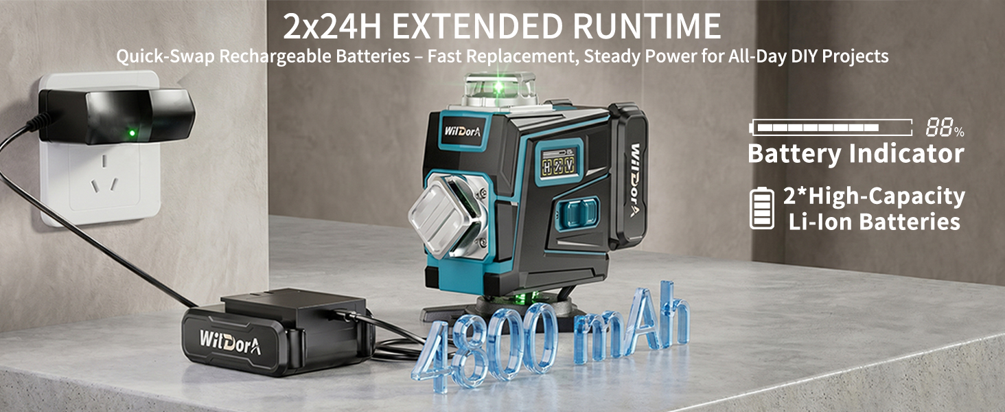 laser level with case