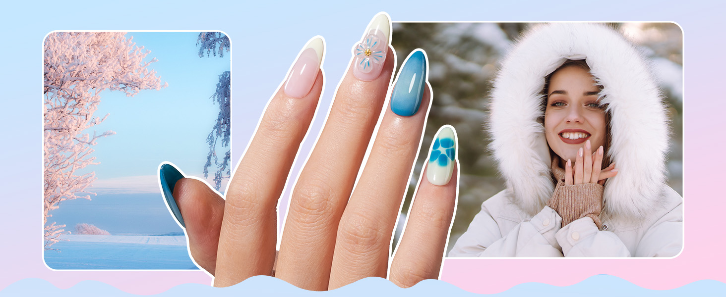 Beetles Gel Nail Polish Kit with U V Light - 32 Colors Gel Polish and Cat Eye Top Coat 68 Pcs