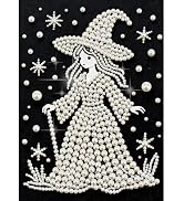 Tontut Adult Diamond Painting Kit Elegant Lady Pearl Painting 5D DIY Special-Shaped Diamond Art B...