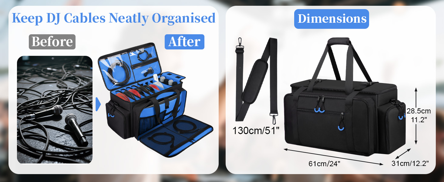 Keep DJ Cables Neatly Organised
